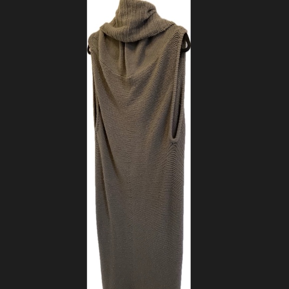 Rick Owens Sleeveless Cashmere Cardigan Sweater Dustulator A/1 06 Lrg Vintage - Picture 6 of 9